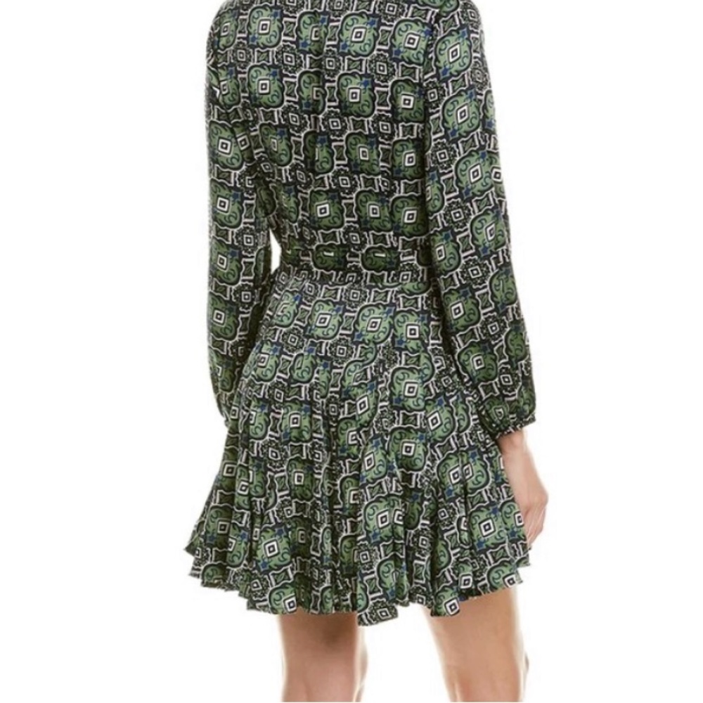 ANNA KAY Godet Shirtdress Green Size Large NWOT - Picture 5 of 17